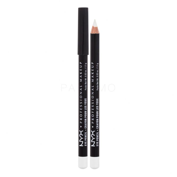 NYX Professional Makeup Slim Eye Pencil Szemceruza nőknek 1 g Változat 918 White Pearl