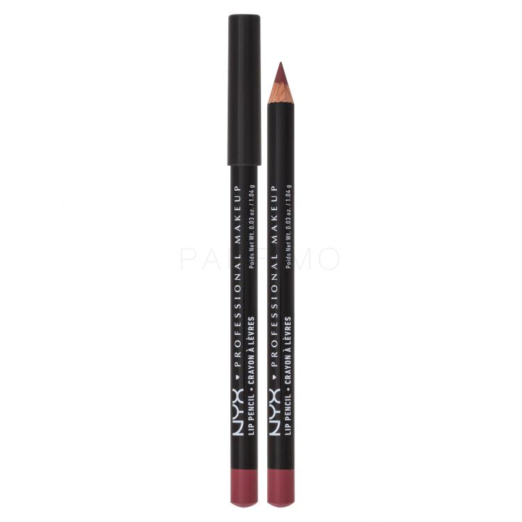 NYX Professional Makeup Slim Lip Pencil Szájkontúrceruza nőknek 1 g Változat 803 Burgundy