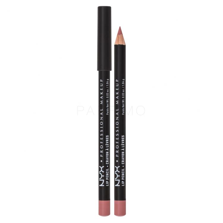 NYX Professional Makeup Slim Lip Pencil Szájkontúrceruza nőknek 1 g Változat 858 Nude Pink