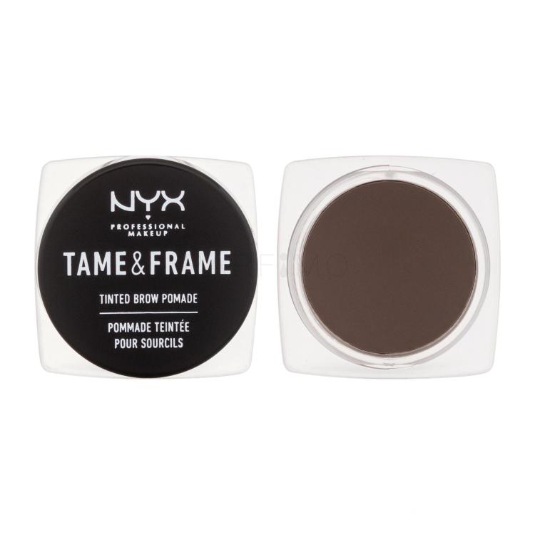 NYX Professional Makeup Tame &amp; Frame Tinted Brow Pomade Szemöldökformázó zselé és pomádé nőknek 5 g Változat 02 Chocolate