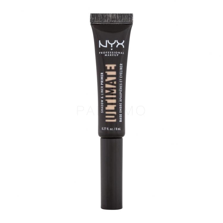 NYX Professional Makeup Ultimate Shadow &amp; Liner Primer Szemhéj primer nőknek 8 ml Változat 01 Light