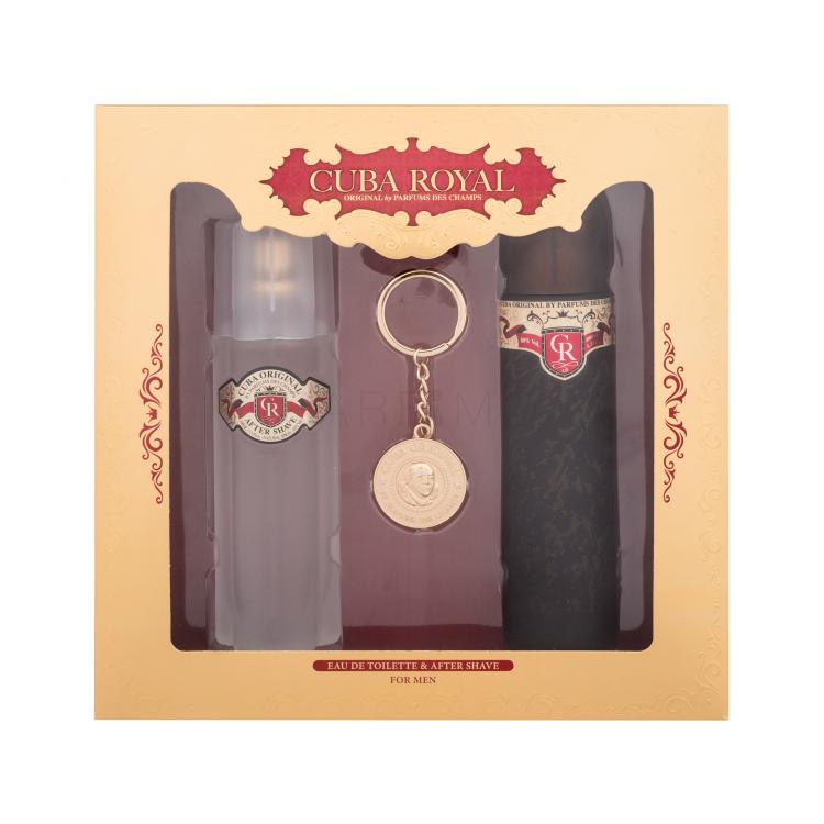 Cuba Royal Ajándékcsomagok Eau de Toilette 100 ml +borotválkozás utáni arcszesz 100 ml + kulcstartó