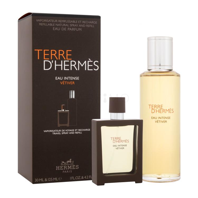 Hermes Terre d´Hermès Eau Intense Vétiver Ajándékcsomagok Eau de Parfum 30 ml + Eau de Parfum utántöltő 125 ml