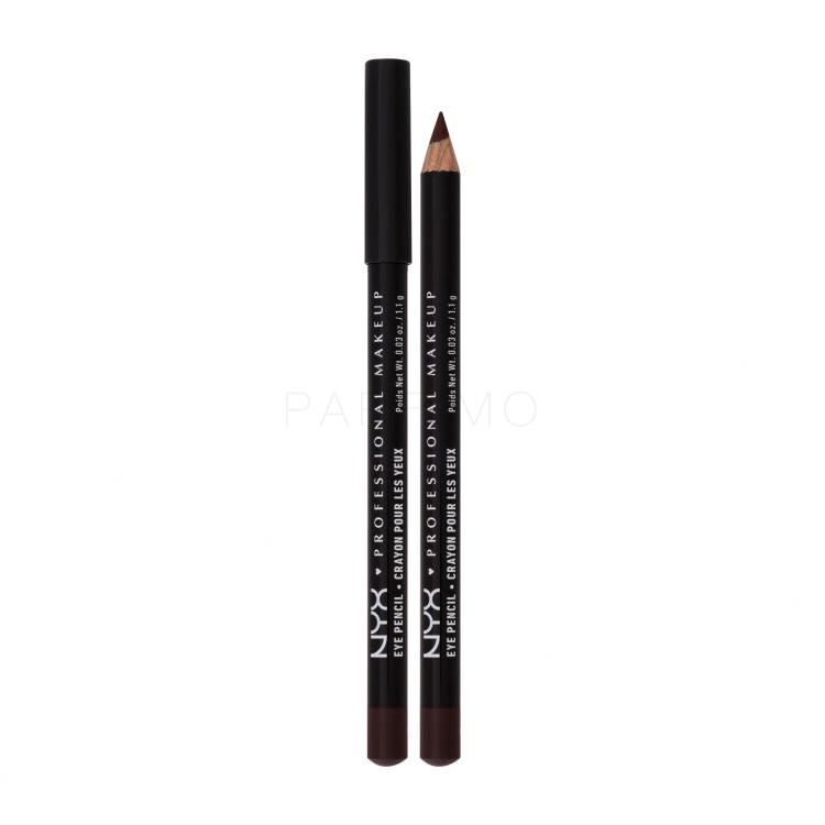 NYX Professional Makeup Slim Eye Pencil Szemceruza nőknek 1 g Változat 903 Dark Brown