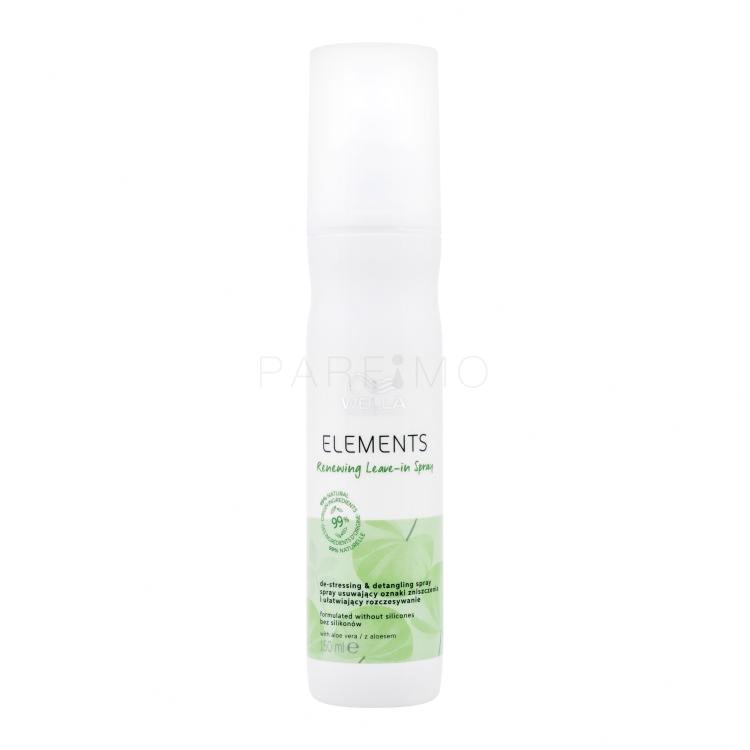 Wella Professionals Elements Renewing Leave-in-Spray Öblítést nem igénylő hajápoló nőknek 150 ml