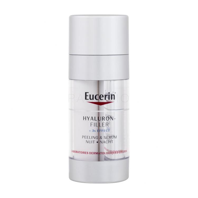 Eucerin Hyaluron-Filler + 3x Effect Night Peeling &amp; Serum Arcszérum nőknek 30 ml