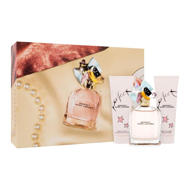 Marc Jacobs Perfect Ajándékcsomagok Eau de Parfum 100 ml + testápoló tej 75 ml + tusfürdő 75 ml