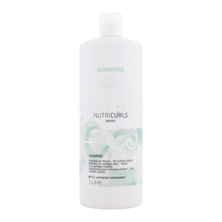 Wella Professionals NutriCurls Waves Shampoo Sampon nőknek 1000 ml