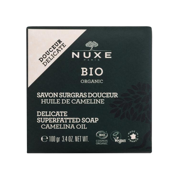 NUXE Bio Organic Delicate Superfatted Soap Camelina Oil Szilárd szappan nőknek 100 g