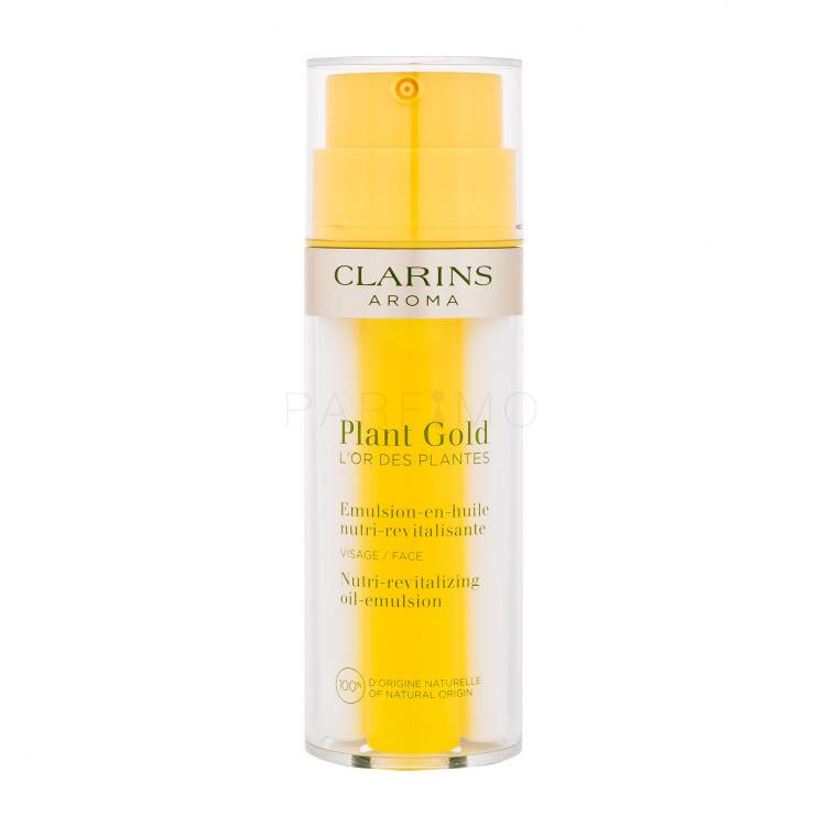 Clarins Aroma Plant Gold Nutri-Revitalizing Oil-Emulsion Nappali arckrém nőknek 35 ml