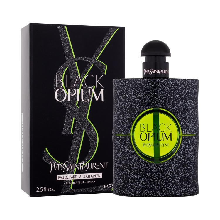 Yves Saint Laurent Black Opium Illicit Green Eau de Parfum nőknek 75 ml