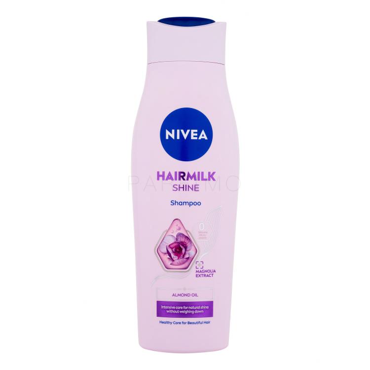 Nivea Hairmilk Shine Sampon nőknek 250 ml