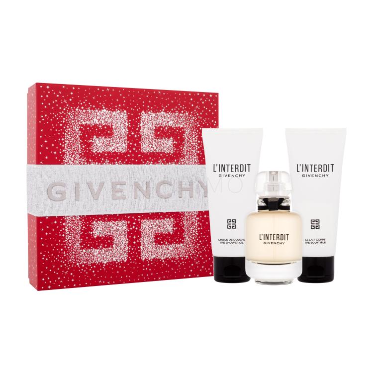 Givenchy L&#039;Interdit Ajándékcsomagok Eau de Parfum 50 ml + testápoló tej 75 ml + tusolóolaj 75 ml