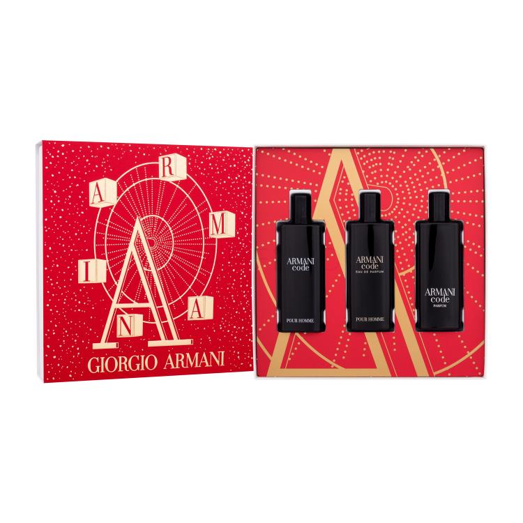 Giorgio Armani Code Collection Ajándékcsomagok Code Eau de Parfum 15 ml + Code Parfum 15 ml + Code Eau de Toilette 15 ml