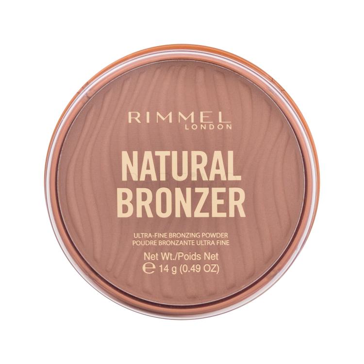 Rimmel London Natural Bronzer Ultra-Fine Bronzing Powder Bronzosító nőknek 14 g Változat 003 Sunset