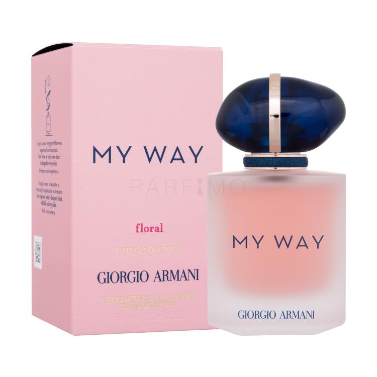 Giorgio Armani My Way Floral Eau de Parfum nőknek Utántölthető 50 ml
