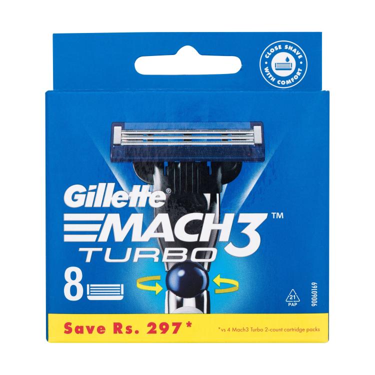 Gillette Mach3 Turbo Borotvabetét férfiaknak Szett