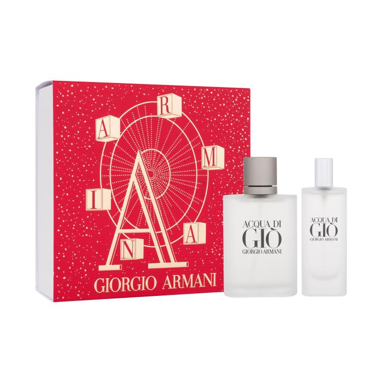 Giorgio Armani Acqua di Giò Pour Homme Ajándékcsomagok Eau de Toilette 50 ml + Eau de Toilette 15 ml