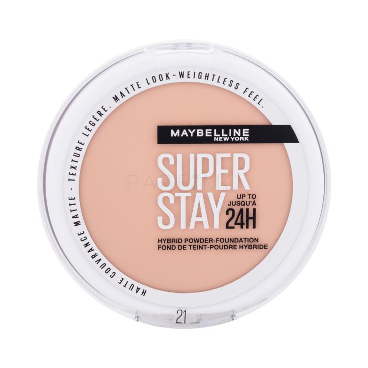 Maybelline Superstay 24H Hybrid Powder-Foundation Alapozó nőknek 9 g Változat 21