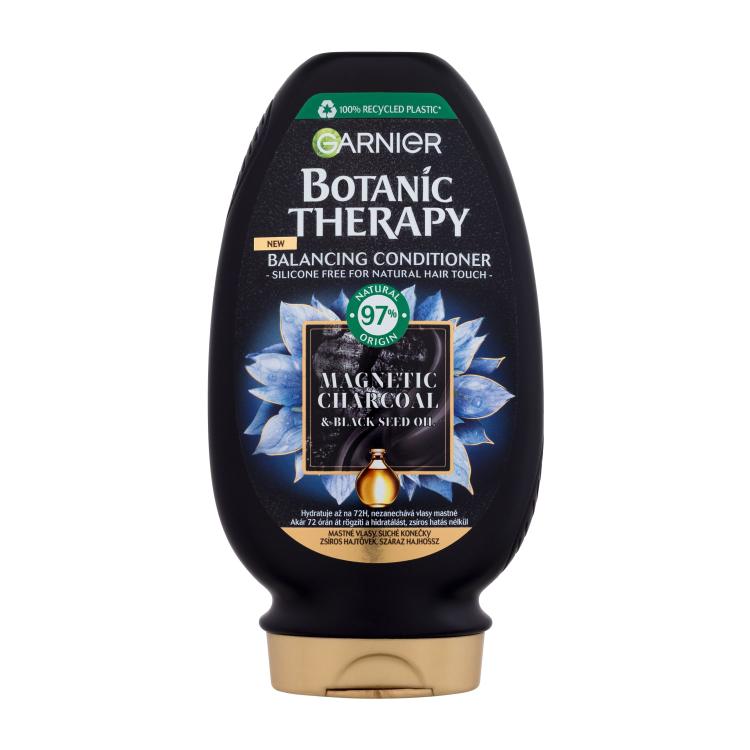 Garnier Botanic Therapy Magnetic Charcoal &amp; Black Seed Oil Hajkondicionáló nőknek 200 ml