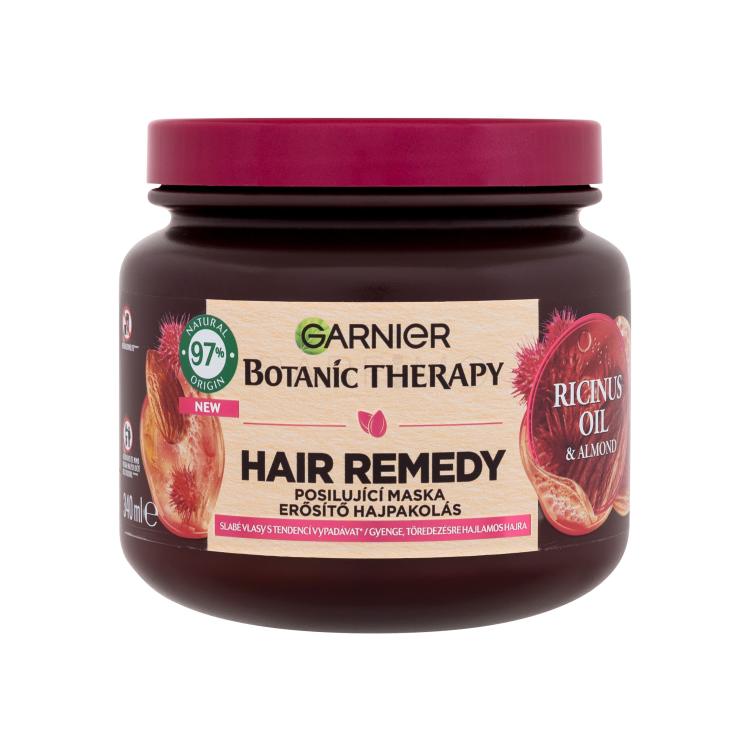 Garnier Botanic Therapy Ricinus Oil &amp; Almond Hair Remedy Hajpakolás nőknek 340 ml