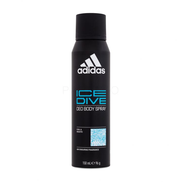 Adidas Ice Dive Deo Body Spray 48H Dezodor férfiaknak 150 ml