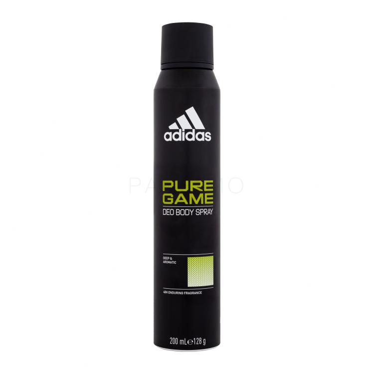 Adidas Pure Game Deo Body Spray 48H Dezodor férfiaknak 200 ml