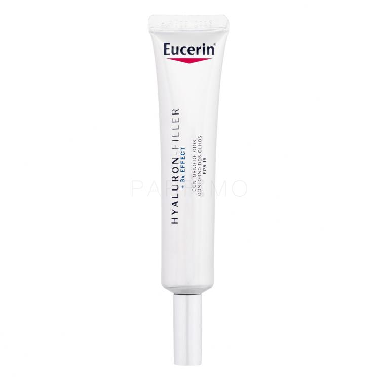 Eucerin Hyaluron-Filler + 3x Effect Eye Cream SPF15 Szemkörnyékápoló krém nőknek 15 ml