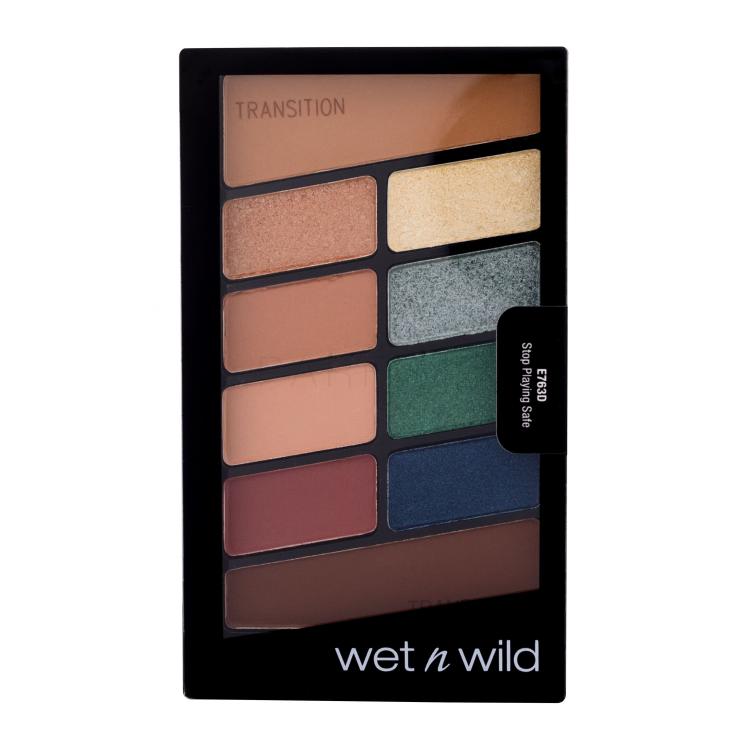 Wet n Wild Color Icon 10 Pan Szemhéjfesték nőknek 10 g Változat Stop Playing Safe
