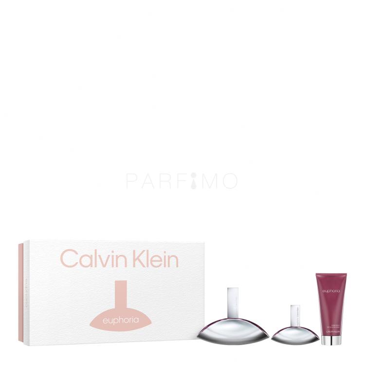 Calvin Klein Euphoria SET2 Ajándékcsomagok Eau de Parfum 100 ml + testápoló tej 100 ml + Eau de Parfum 30 ml