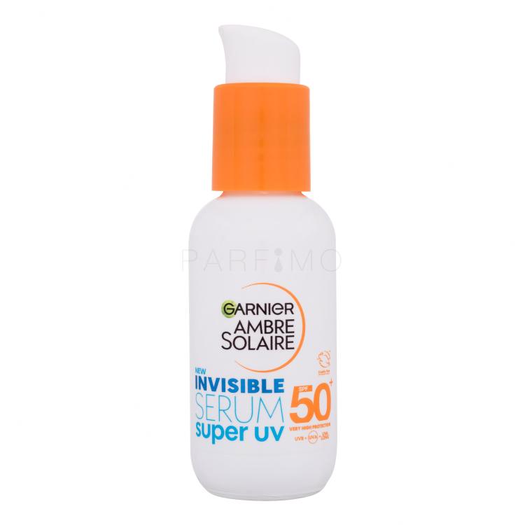 Garnier Ambre Solaire Super UV Invisible Serum SPF50+ Fényvédő készítmény arcra 30 ml