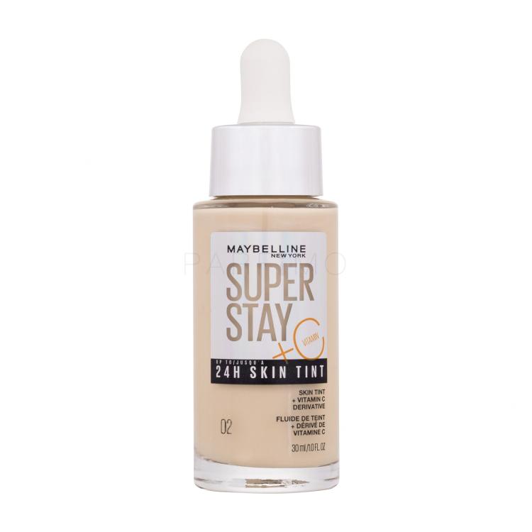 Maybelline Super Stay 24H Skin Tint + Vitamin C Alapozó nőknek 30 ml Változat 02