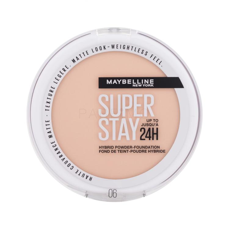 Maybelline Superstay 24H Hybrid Powder-Foundation Alapozó nőknek 9 g Változat 06