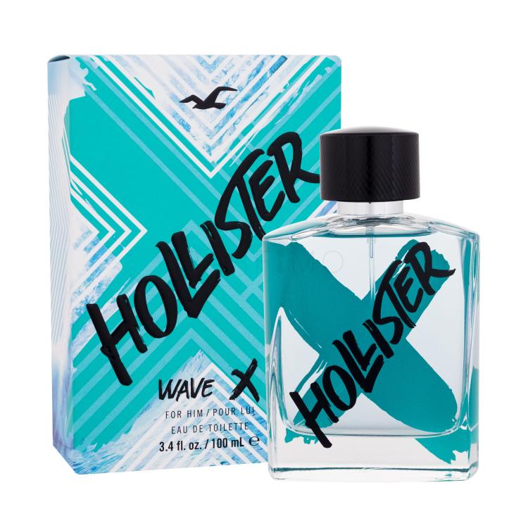 Hollister Wave X Eau de Toilette férfiaknak 100 ml
