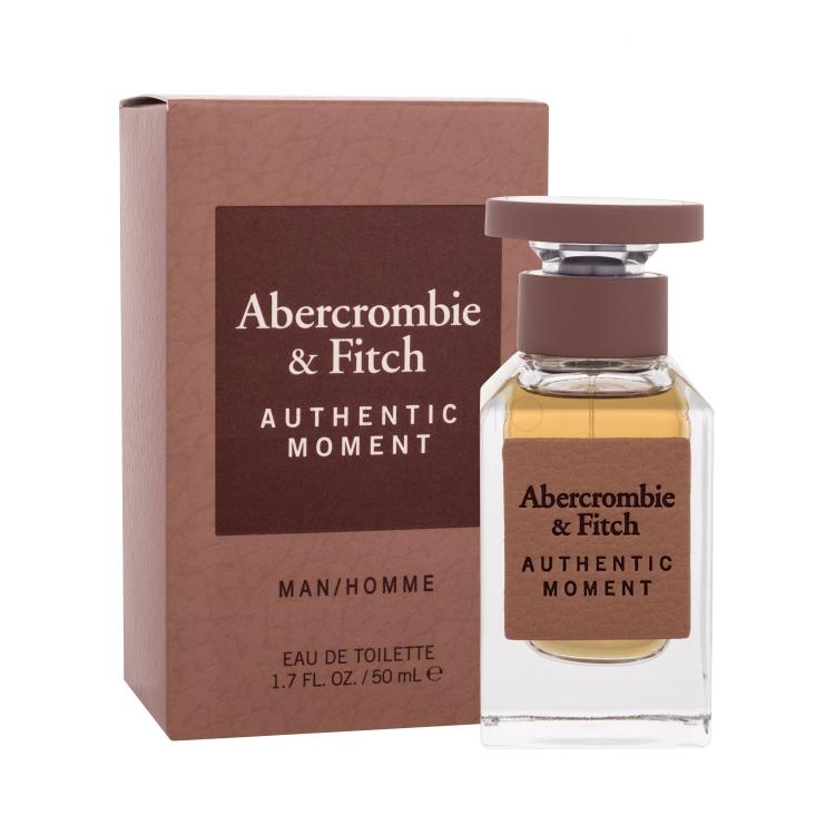 Abercrombie &amp; Fitch Authentic Moment Eau de Toilette férfiaknak 50 ml