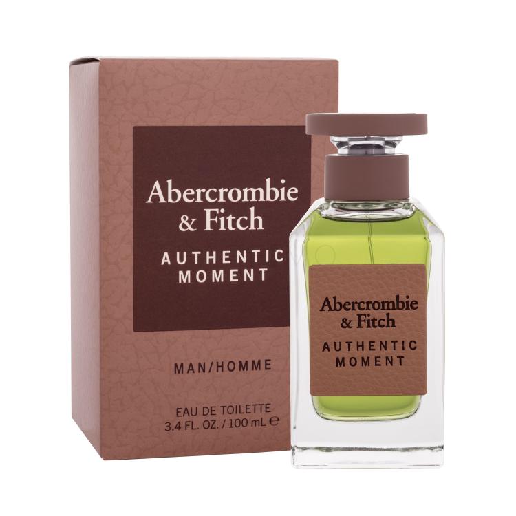 Abercrombie &amp; Fitch Authentic Moment Eau de Toilette férfiaknak 100 ml