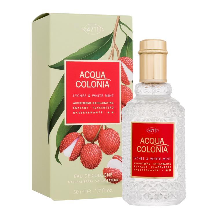 4711 Acqua Colonia Lychee &amp; White Mint Eau de Cologne 50 ml