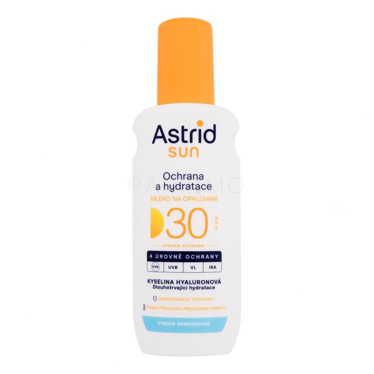 Astrid Sun Moisturizing Suncare Milk Spray SPF30 Fényvédő készítmény testre 200 ml