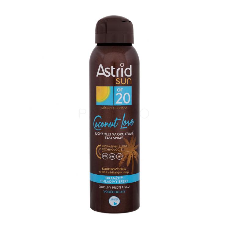 Astrid Sun Coconut Love Dry Easy Oil Spray SPF20 Fényvédő készítmény testre 150 ml