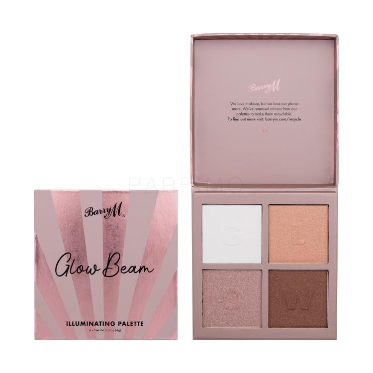Barry M Glow Beam Illuminating Palette Highlighter nőknek 16 g