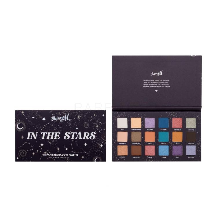 Barry M In The Stars 18 Pan Eyeshadow Pallete Szemhéjfesték nőknek 12,6 g