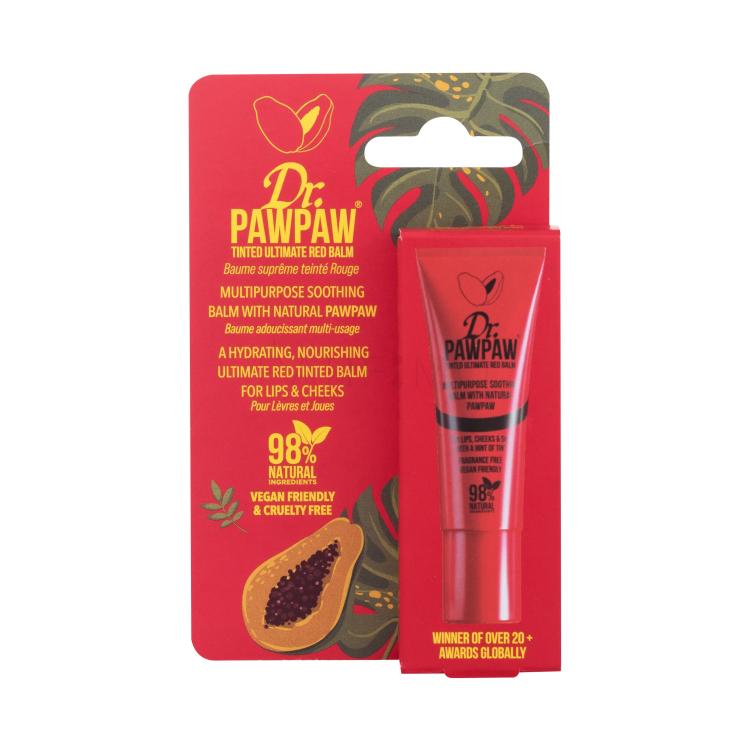 Dr. PAWPAW Balm Tinted Ultimate Red Ajakbalzsam nőknek 10 ml