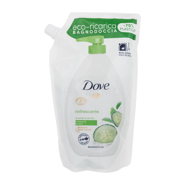 Dove Refreshing Cucumber &amp; Green Tea Tusfürdő nőknek Refill 720 ml