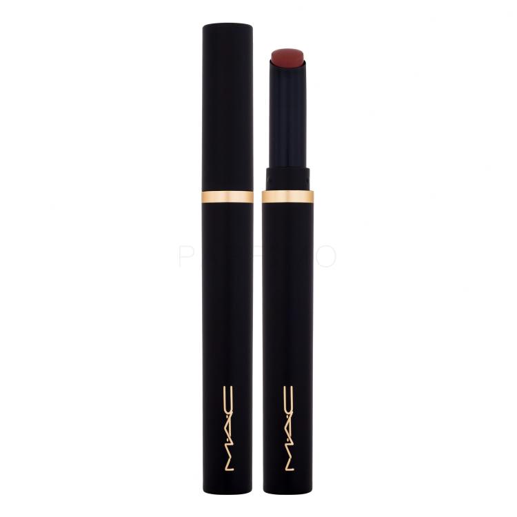 MAC Powder Kiss Velvet Blur Slim Stick Lipstick Rúzs nőknek 2 g Változat 878 Dubonnet Buzz