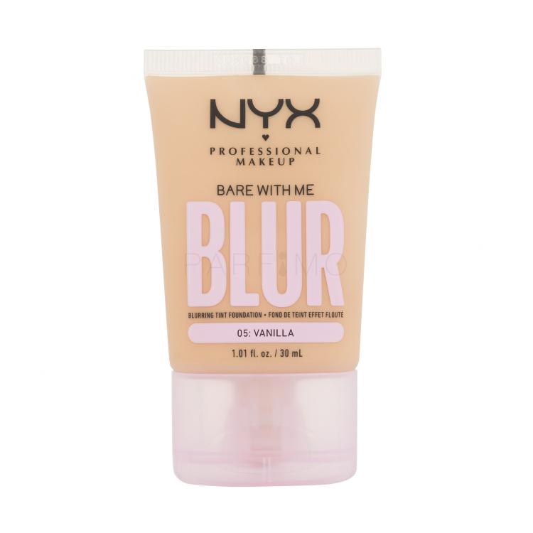 NYX Professional Makeup Bare With Me Blur Tint Foundation Alapozó nőknek 30 ml Változat 05 Vanilla