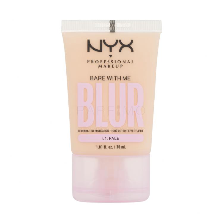 NYX Professional Makeup Bare With Me Blur Tint Foundation Alapozó nőknek 30 ml Változat 01 Pale