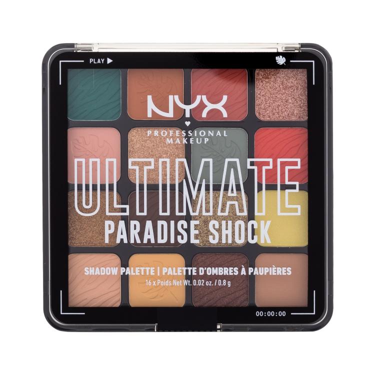 NYX Professional Makeup Ultimate Szemhéjfesték nőknek 13,28 g Változat 01 Paradise Shock