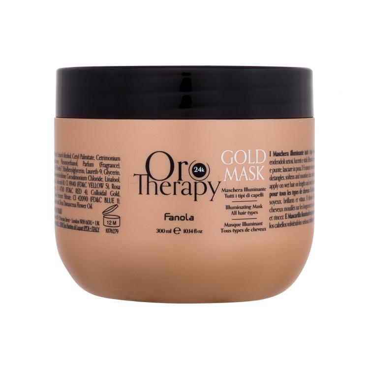 Fanola Oro Therapy 24K Gold Mask Hajpakolás nőknek 300 ml