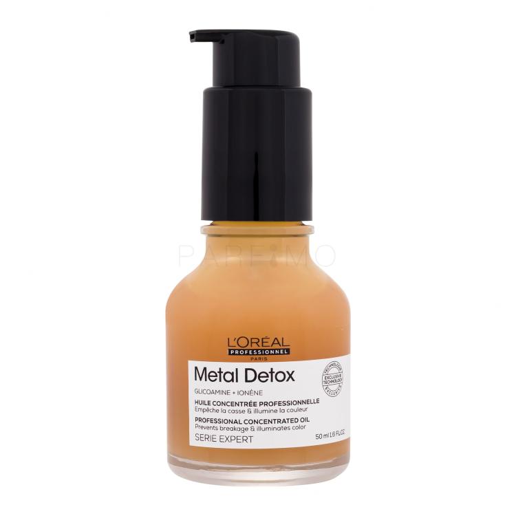 L'Oréal Professionnel Metal Detox Professional Concentrated Oil Hajápoló olaj nőknek 50 ml