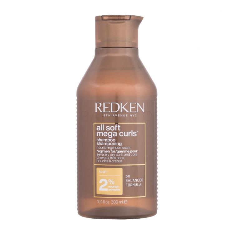 Redken All Soft Mega Curls Shampoo Sampon nőknek 300 ml